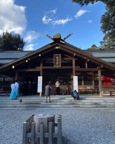 伊勢神宮 内宮近くにある猿田彦神社の社殿