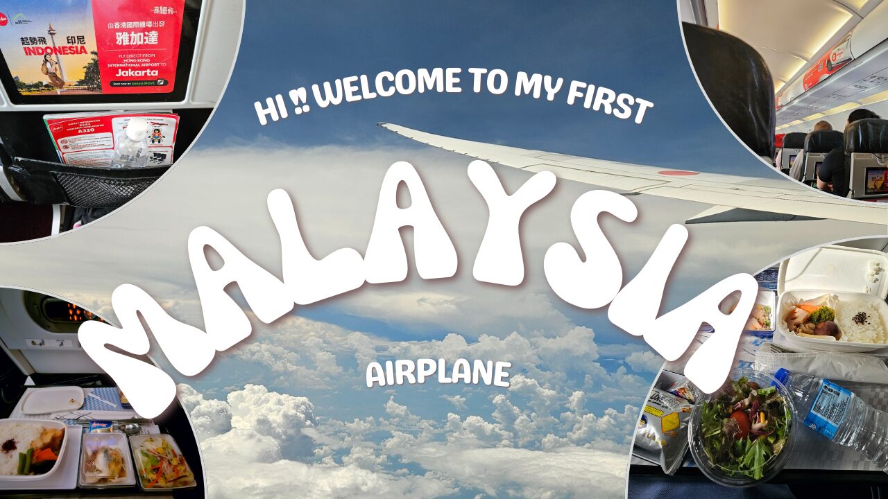 ANAとエアアジアの機内食・座席・空撮をまとめたマレーシア旅行の機内ガイドアイキャッチ画像